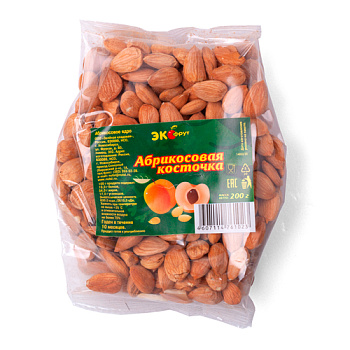 Абрикос ядро  ЭКОФРУТ 200гр пак