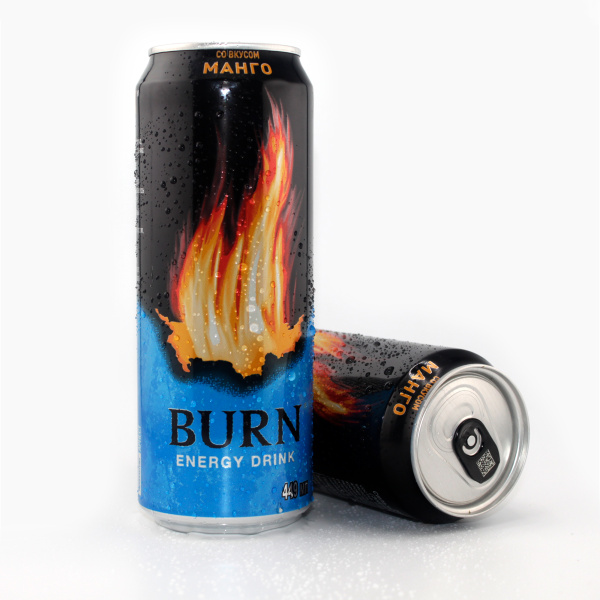 Напиток энергетический Burn Манго 449 мл
