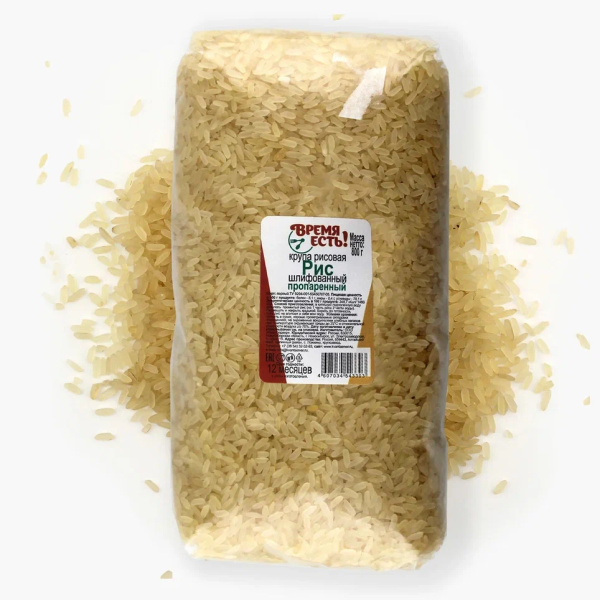 Крупа ВРЕМЯ ЕСТЬ рис пропар.шлиф. 800гр.