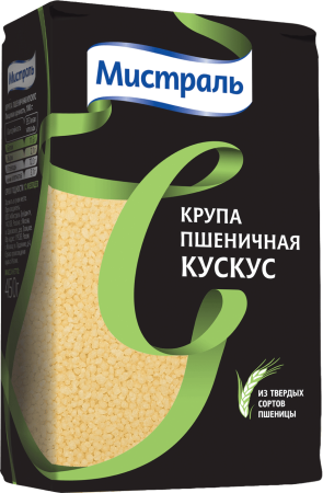 Крупа МИСТРАЛЬ пшеничная Кускус 450 гр.
