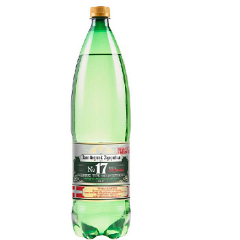 Вода ЗАПОВЕДНИК ЗДОРОВЬЯ № 17 минеральная газированная 1,5 л ПЭТ