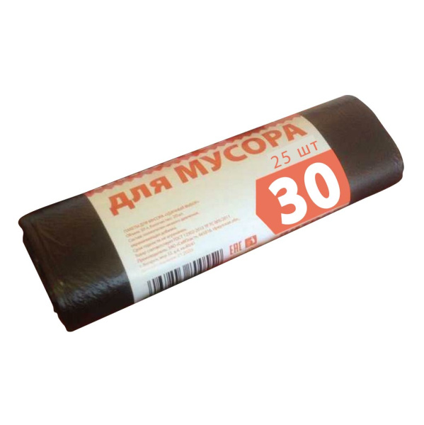 Мешки УДАЧНЫЙ ВЫБОР для мусора 30 л/25шт.