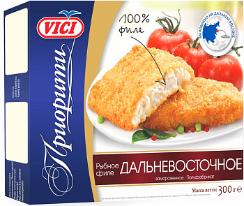Филе рыбное ВИЧИ в панир Дальневосточное 300гр