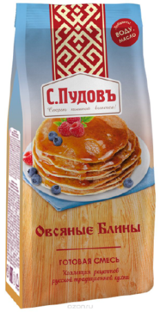 Смесь С.ПУДОВЪ Овсяные блины 400 гр