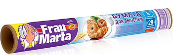 Бумага ФРАУ МАРТА для выпекания 6 мх28 см в плен. арт. 435988