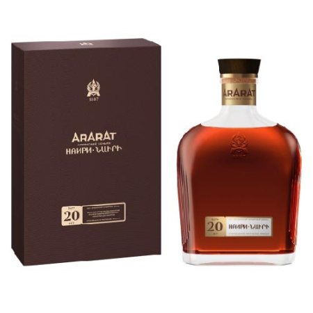 Коньяк АРАРАТ Наири 20 лет п/уп. 0,7л 41%