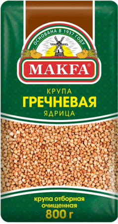 Крупа гречневая МАКФА ядрица 800гр