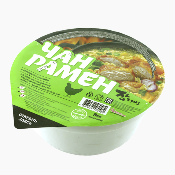 Суп-лапша ЧАН РАМЕН с куриным бульоном 86гр.