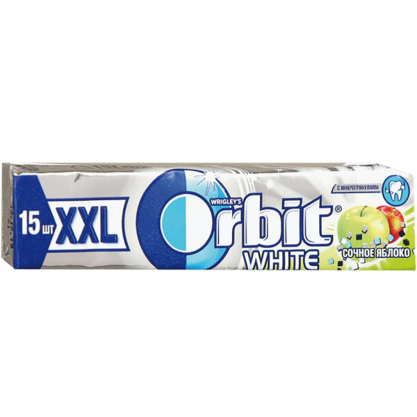 Жевательная резинка ОРБИТ XXL Сочное Яблоко 20,4гр