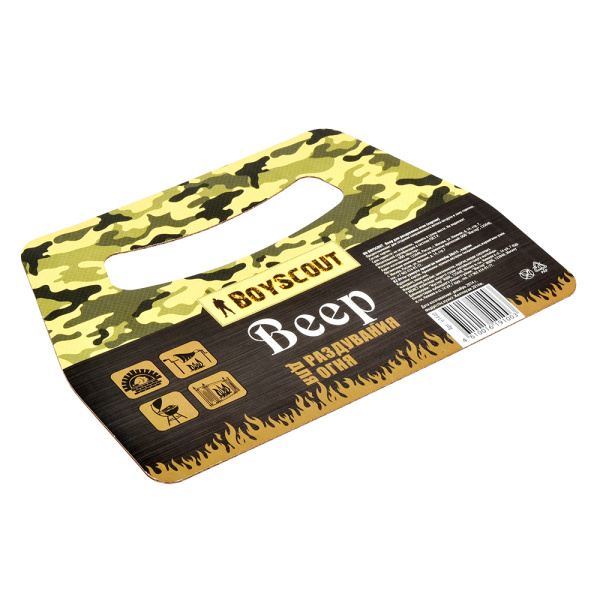 Веер БОЙСКАУТдля раздувания огня Бойскаут (картон)