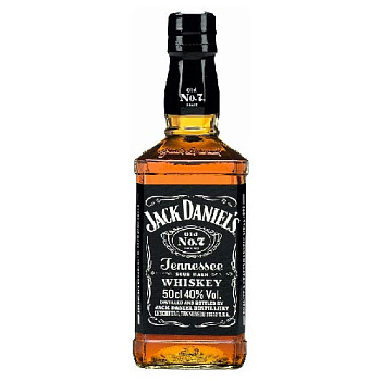 Виски ДЖЕК ДЭНИЕЛС Теннесси 0,5л 40%