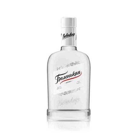 Водка БЕЛЕНЬКАЯ фляга 0,25л 40%