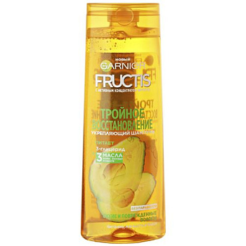 Шампунь ФРУКТИС Тройное восстановление 400мл