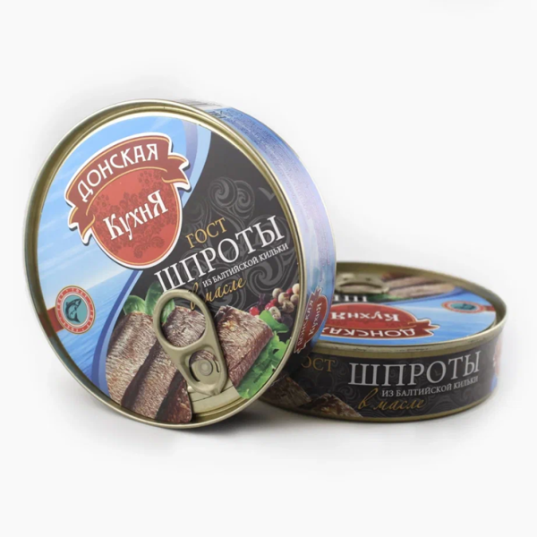 Шпроты ДОНСКАЯ КУХНЯ в масле 160 гр ж/б