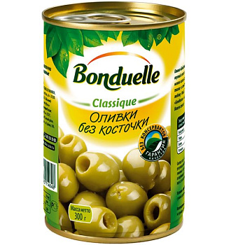 Оливки БОНДЮЭЛЬ б/к 300 гр ж/б