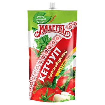 Кетчуп МАХЕЕВЪ краснодарский 300 гр дой пак