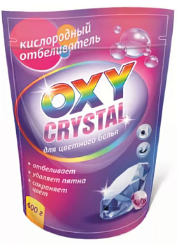 Отбеливатель ОКСИ кислородный кристал  для цветного белья 600гр