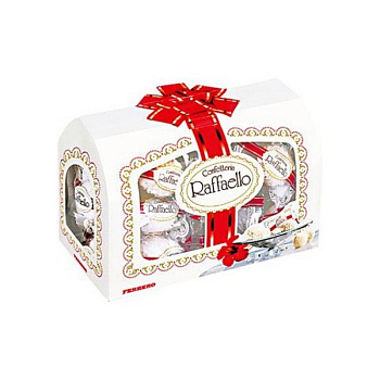 Конфеты РАФФАЭЛЛО Т24 сундучок 240гр КОРОБКА