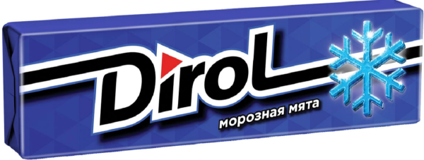 Жевательная резинка ДИРОЛ Подушечки морозная мята 13,6гр