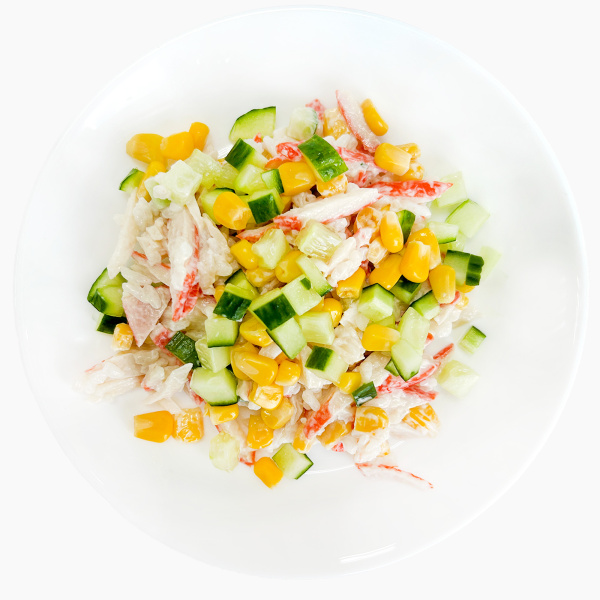 Салат из крабовых палочек и кукурузы 0,15 кг