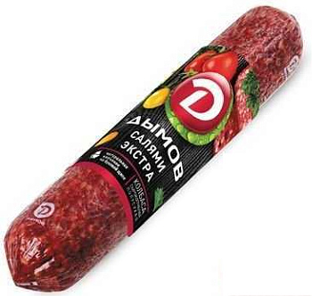Колбаса ДЫМОВ Салями Экстра полусухая с/к 210гр