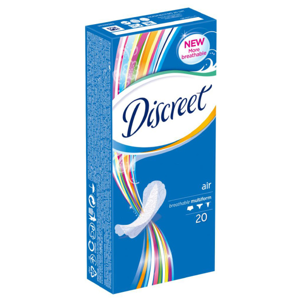 Прокладки ежедневные ДИСКРИТ Дышащие 20шт