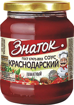 Соус ЗНАТОК краснодарский 360 гр ст/б
