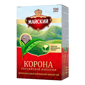 Чай МАЙСКИЙ Корона Российской Империи листовой 100гр