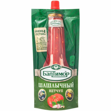 Кетчуп БАЛТИМОР шашлычный 260 гр дой пак РКТ020