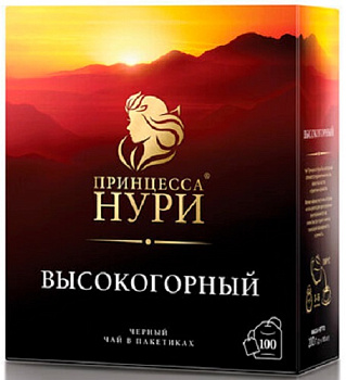 Чай ПРИНЦЕССА НУРИ Высокогорный б/я 100пак*2гр
