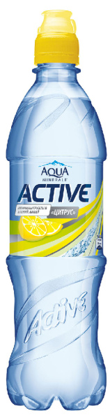 Вода АКВА МИНЕРАЛИ цитрус 0.5 л ПЭТ