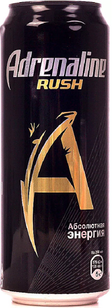 Напиток энергетический АДРЕНАЛИН раш 0,449 л ж/б