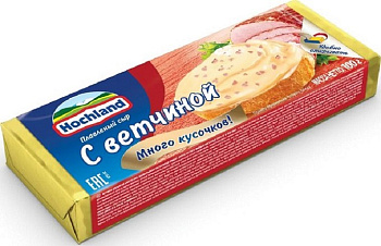 Сыр плавленый ХОХЛАНД ветчина без змж 100гр блочки