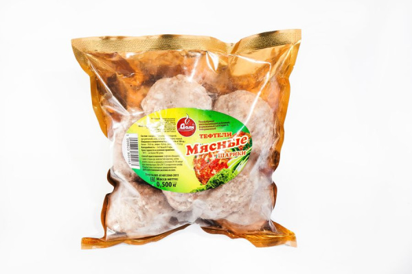 Тефтели ДАЛИ Мясные шарики 500гр