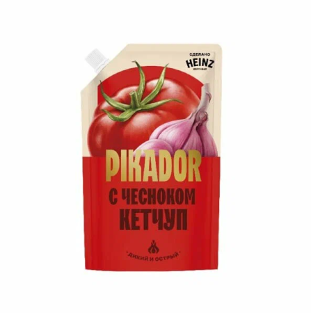 Кетчуп ПИКАДОР Чесночный 300 гр д/п