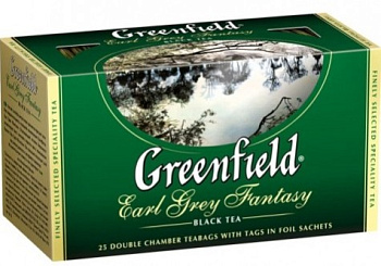 Чай ГРИНФИЛД Эрл Грей Фэнтази 25пак