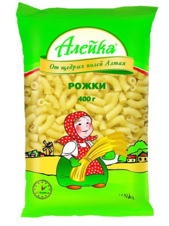 Макароны АЛЕЙКА Рожки 400гр