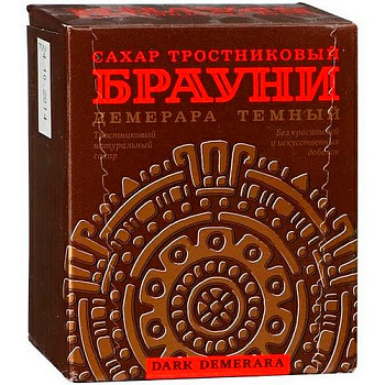 Сахар-рафинад БРАУНИ ЛАЙТ коричневый 500гр