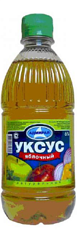 Уксус яблочный 6% пэт 500 мл