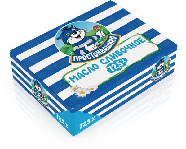 Масло ПРОСТОКВАШИНО сливочное 72,5% без змж в/с 180гр