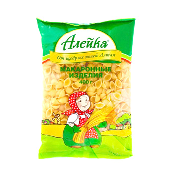 Макароны АЛЕЙКА Ракушки 400гр