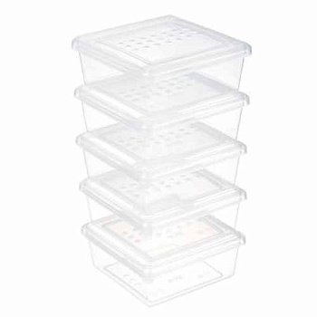 Набор контейнеров ЦУ АЛЬКОР 750мл 5шт для хранения и заморозки