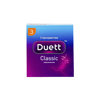 Презервативы ДУЭТ классик., №3, арт. 00000023