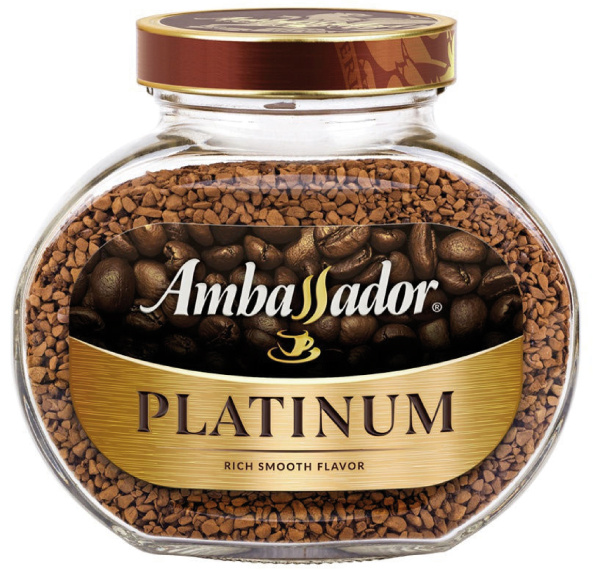 Кофе АМБАССАДОР Платинум 95гр ст/б