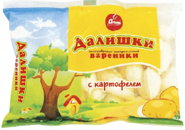 Вареники ДАЛИШКИ с картофелем 350гр