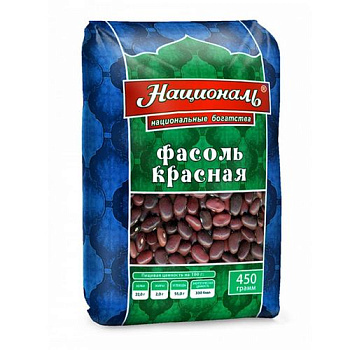Фасоль НАЦИОНАЛЬ красная 450гр