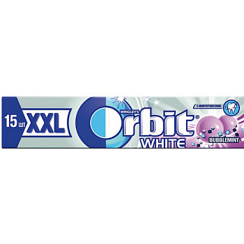 Жевательная резинка ОРБИТ XXL Белоснежный Баблминт 20,4гр