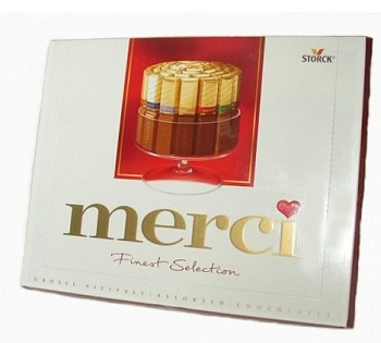 Конфеты шоколадные МЕРСИ Ассорти 250гр КОРОБКА