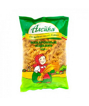 Макароны АЛЕЙКА Спирали 400гр