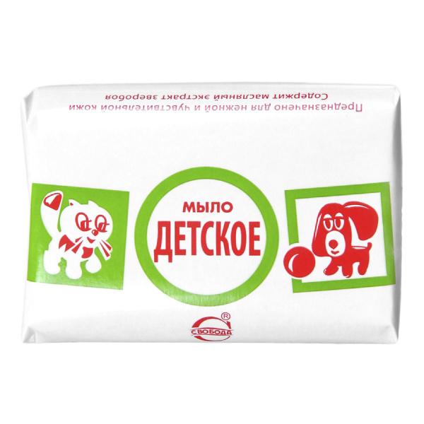 Мыло туалетное детское Svoboda 90гр
